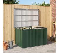 vidaXL Caja de almacenamiento para jardín verde 109x67x65 cm