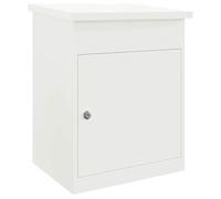vidaXL Caja de Entrega de Paquetes con Puerta 47,5 x 38 x 59 cm Acero