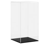 vidaXL Caja de Exposición Vitrina de Mostrador Colecciones Acrílico Transparente Dimensiones 14 x 14 x 22 cm, 17 x 12 x 25 cm, 24 x 12 x 11 cm y mas