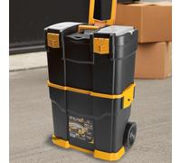 vidaXL Caja de herramientas rodante 460x280x677 mm PP