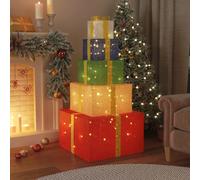 vidaXL: Caja de regalo con decoración navideña, 250 LEDs, luz cálida