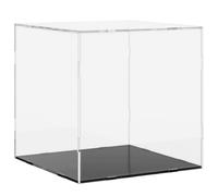 vidaXL Caja expositora Transparente 30x30x30 cm acrílico