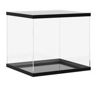 vidaXL Caja expositora transparente de 40x36x35 cm, fabricada en acrílico