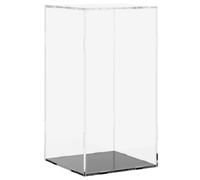 vidaXL Caja expositora Transparente de acrílico 20x20x38 cm