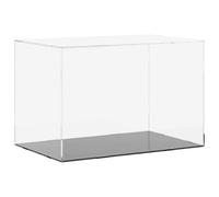 vidaXL Caja expositora Transparente de acrílico 56x36x37 cm