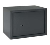 vidaXL Caja Fuerte con cerradura Gris oscuro 35 x 25 x 25 cm Acero