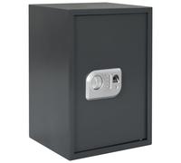 vidaXL Caja fuerte digital Gris oscuro 35 x 31 x 50 cm Acero