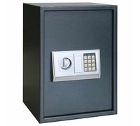 vidaXL Caja fuerte digital Gris oscuro 35 x 31 x 50 cm Acero