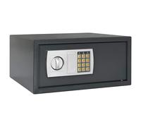 vidaXL Caja fuerte digital Gris oscuro 42 x 37 x 20 cm Acero