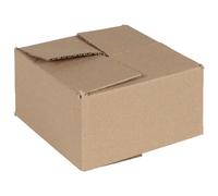vidaXL Caja Plegable 50 uds. Natural 15 x 15 x 8 cm Cartón