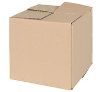 vidaXL Caja Plegable 50 uds. Natural 20 x 20 x 20 cm Cartón