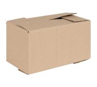 vidaXL Caja Plegable 50 uds. Natural 24 x 13 x 13 cm Cartón