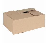 vidaXL Caja Plegable 50 uds. Natural 25 x 17,5 x 10 cm Cartón