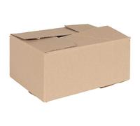 vidaXL Caja Plegable 50 uds. Natural 30 x 21,5 x 14 cm Cartón