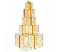 vidaXL Cajas apilables con LED 250 LED