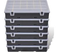 vidaXL: Cajas de almacenamiento, juego de 6 unidades.