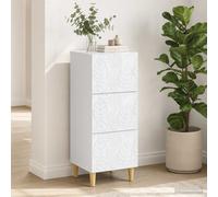 vidaXL Cajonera Blanco Brillante 33 x 34,5 x 90 cm