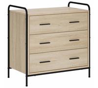 vidaXL Cajonera Roble Sonoma 70 x 39,5 x 71 cm Madera de ingeniería