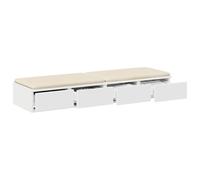 vidaXL Cajones de Cama 120 x 36,5 x 16,5 cm Madera de ingeniería, Muebles Minimalistas para el Dormitorio, Unidad de Almacenamiento con Estilo, diseño Compacto y Madera Resistente