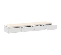 vidaXL Cajones de Cama 150 x 36,5 x 16,5 cm Madera de ingeniería, Amplio Almacenamiento, decoración Minimalista, Unidad Moderna para el Dormitorio, cajón con función Push-to-Open