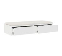vidaXL Cajones de Cama 90 x 36,5 x 16,5 cm Madera de ingeniería, Amplio Almacenamiento, decoración Minimalista, Unidad Moderna para el Dormitorio, cajón con función Push-to-Open