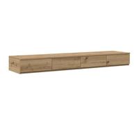 vidaXL Cajones de Cama con cajón Roble Artesanal 135 x 36,5 x 16,5 cm, Muebles Minimalistas para el Dormitorio, Unidad de Almacenamiento con Estilo, diseño Compacto y Madera Resistente