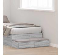 vidaXL Cajones de cama Gris Sonoma 100 x 36,5 x 16,5 cm