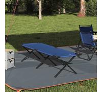 vidaXL Cama de Camping Plegable Azul 193 x 69 x 45 cm Tela Oxford