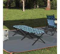 vidaXL Cama de Camping Plegable Bosque 193 x 69 x 45 cm Tela Oxford