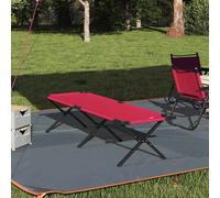 vidaXL Cama de Camping Plegable Rojo 193 x 69 x 45 cm Tela Oxford