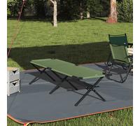 vidaXL Cama de Camping Plegable Verde 193 x 69 x 45 cm Tela Oxford