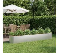 vidaXL Cama de Jardín Elevada Acero Galvanizado 280 x 40 x 40 cm