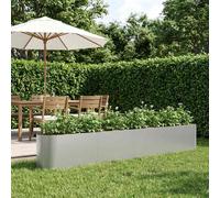 vidaXL Cama de Jardín Elevada Acero Galvanizado 360 x 40 x 40 cm