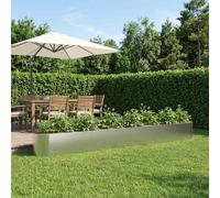 vidaXL Cama de Jardín Elevada Acero inoxidable 360 x 40 x 40 cm