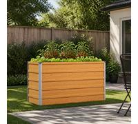 vidaXL Cama de Jardín Elevada Natural 100 x 40 x 55 cm