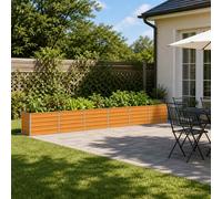 vidaXL Cama de Jardín Elevada Natural 480 x 40 x 55 cm