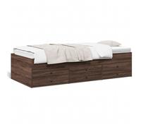 vidaXL: Cama diurna con cajones, sin colchón, 75x190 cm