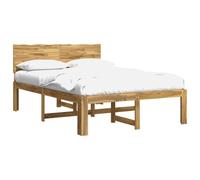 vidaXL Cama Doble con cabecero Rostock Blanco 140 x 200 cm