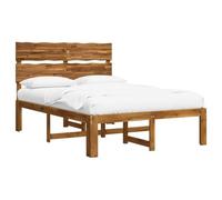 vidaXL Cama Doble con cabecero Rostock Natural 137 x 190 cm