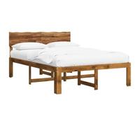 vidaXL Cama Doble con cabecero Rostock Natural 140 x 200 cm
