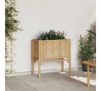 vidaXL Cama elevada Marrón 70 x 35 x 70 cm Bambú