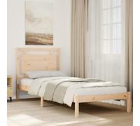 vidaXL Cama extralarga sin colchón madera maciza 100x220 cm