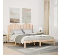 vidaXL Cama extralarga sin colchón madera maciza 160x220 cm