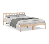 vidaXL Cama extralarga sin colchón de madera maciza de pino 140x210 cm