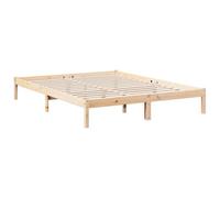 vidaXL Cama extralarga madera maciza de pino 140x210 cm sin colchón