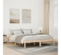 vidaXL Cama extralarga sin colchón madera maciza de pino 140x220 cm