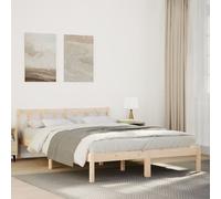 vidaXL Cama extralarga sin colchón madera maciza de pino 160x210 cm