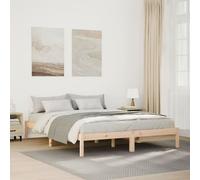 vidaXL Cama extralarga sin colchón madera maciza de pino 160x220 cm