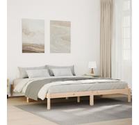vidaXL Cama extralarga sin colchón madera maciza de pino 180x210 cm