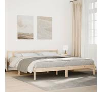 vidaXL Cama extralarga sin colchón madera maciza de pino 200x210 cm